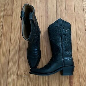 Leather Cowboy Boots